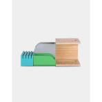 E-CUBE - Eco-Friendly Bamboo Desktop Organizer with Customizable Mini Drawers - Image 3