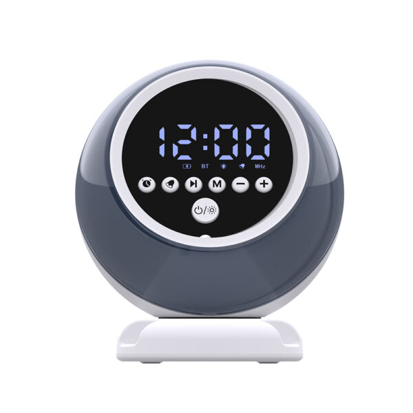 LUNA – Multifunctional Bluetooth Speaker with JL 5.3 Chip, RGB Ambient Light, Alarm Clock & Phone Stand - Image 3