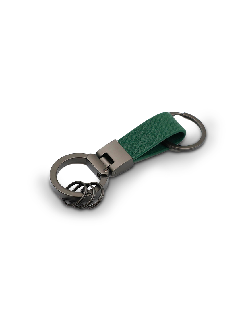 13634 MODISH KEYCHAIN - Sleek Push-Open Keyholder with Spring Lock Mechanism - Image 1