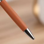 DELUXE PEN - Classy Metal Pen with PU Cover for a Luxurious Writing Experience - Image 10
