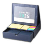 GIFTI BOX ORGANIZER - Elegant Desktop Organizer with Calendar, Notebook, and Accessories - Image 4