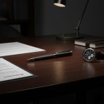 DELUXE PEN - Classy Metal Pen with PU Cover for a Luxurious Writing Experience - Image 11