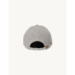 ROMA Grey - High-Quality 6-Panel Cap with Adjustable Velcro Closure - Image 3