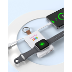 RING POWER: 5000mAh Power Bank with Built-In Cables & Wireless Charging for Apple and Samsung Watches - Image 2