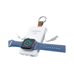 RING POWER: 5000mAh Power Bank with Built-In Cables & Wireless Charging for Apple and Samsung Watches - Image 6