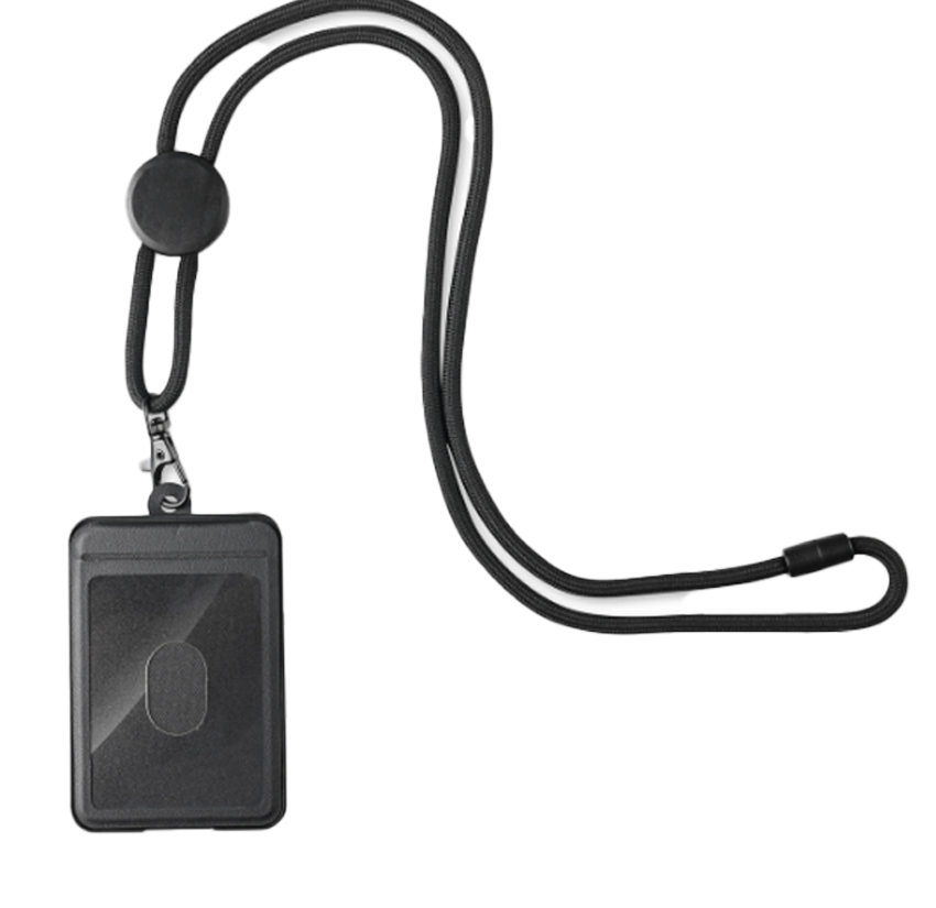 SMART ID Dark Grey - Versatile ID Holder with Built-in Tracker and Phone Stand