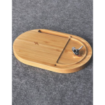 ANTI-STRESS WIRELESS - Bamboo Wireless Desktop Spinner with 15W Charging Capability - Image 4