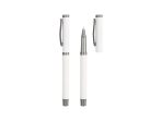 SLIM ROLLER - Stylish Metal Rollerball Pen with Rubberized Finish - Image 4