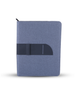 BUSINESS FOLDER - A4 Linen Folder with Pen Loop, Card Holder, and Accessory Pockets