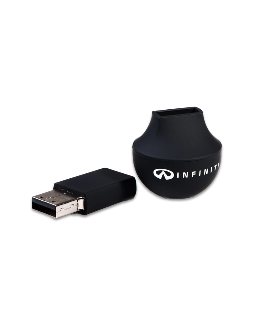 e1021 BOB USB - Eco-Friendly 32GB Recycled USB Drive with Mirror Finish - Image 1