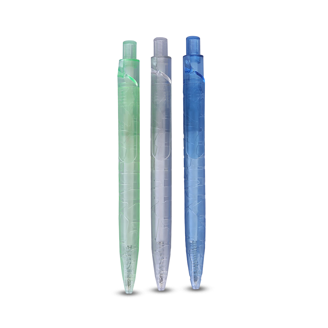 e1216 RPET PEN - Eco-Friendly Push Action Ballpen - Image 1