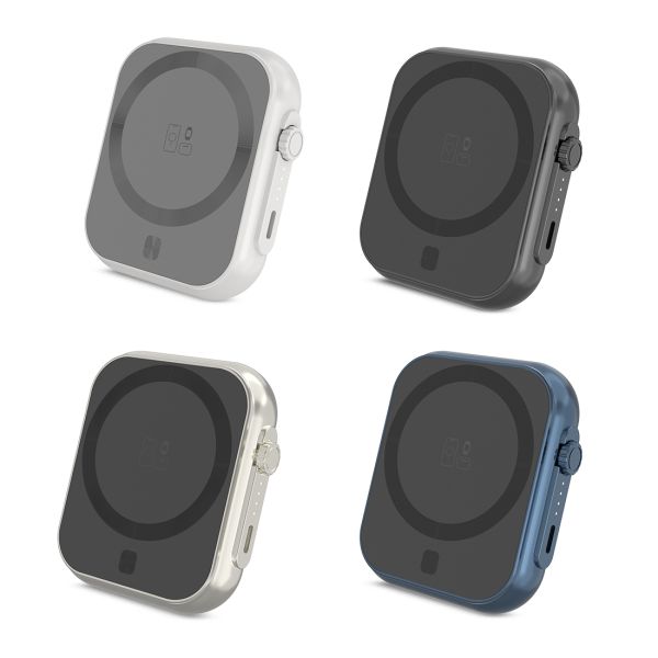 e2052-front I-POWER : 3-in-1 MagSafe Power Bank - 5000mAh with Smart Charging Technology - Image 1