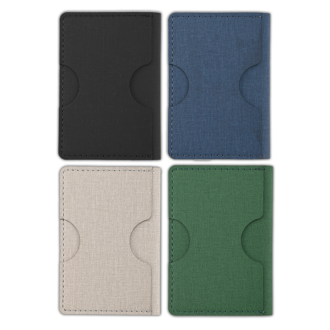 e3201 RFID CARDHOLDER - Multi-Pocket RFID Safe Card Holder in RCS PU Material - Image 1
