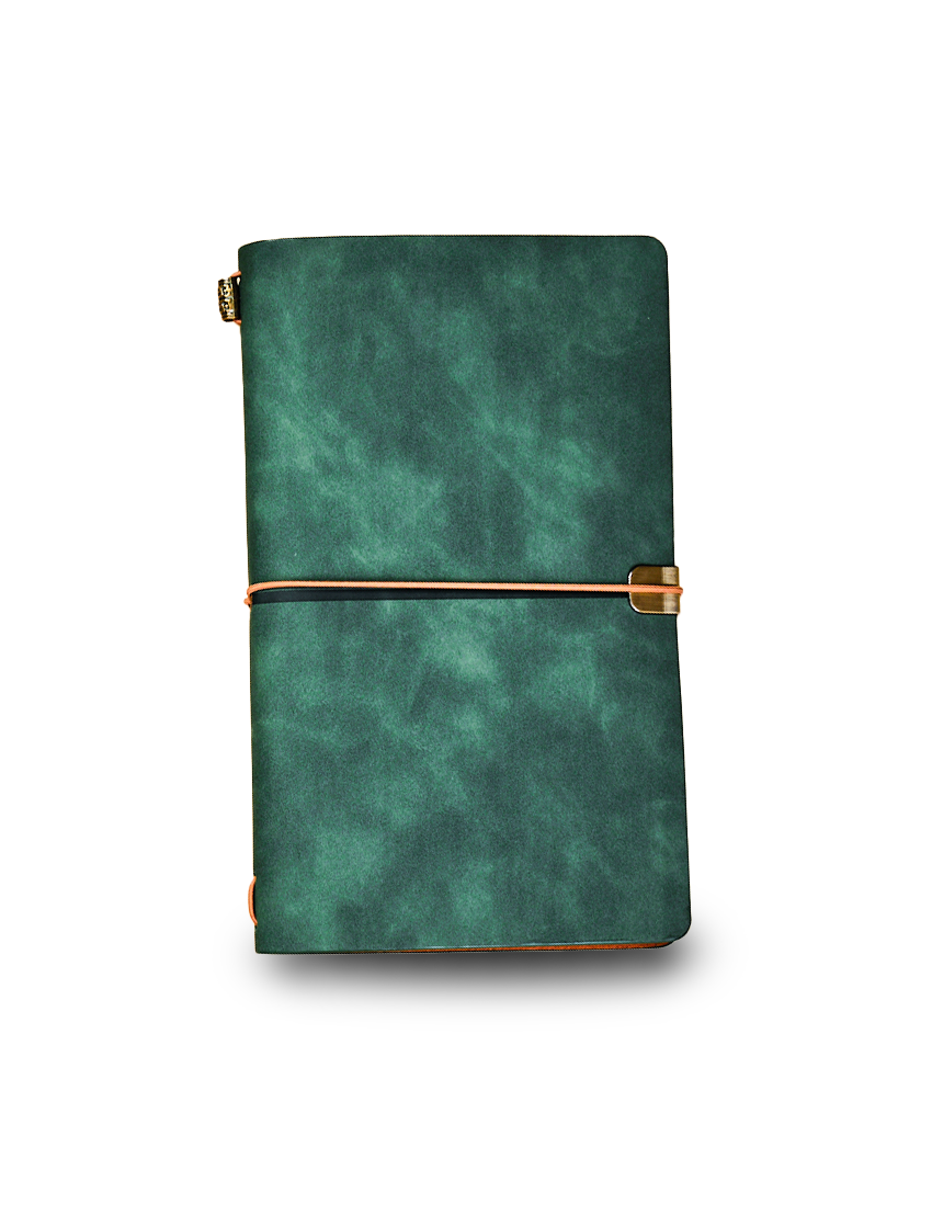 e3234311_4 TWIN NOTE - A5 Dual Notebook Set with Soft PU Cover and Elastic Closure - Image 1