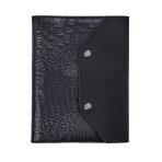 A5 CROCONOTE - Elegant Crocodile Leatherette A5 Notebook Organizer - Image 4