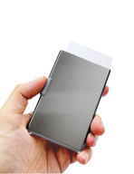 SLIM CARD - RFID & NFC Blocking Magnetic Aluminium Card Holder - Image 4