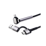 4-IN-1 PD CABLE - Versatile 1M Charging Cable with Phone Stand and Quick Charge Capability