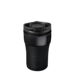 BAYAMO THERMO MUG Black - Premium 230ml Double Wall Thermal Mug with Customizable Grip