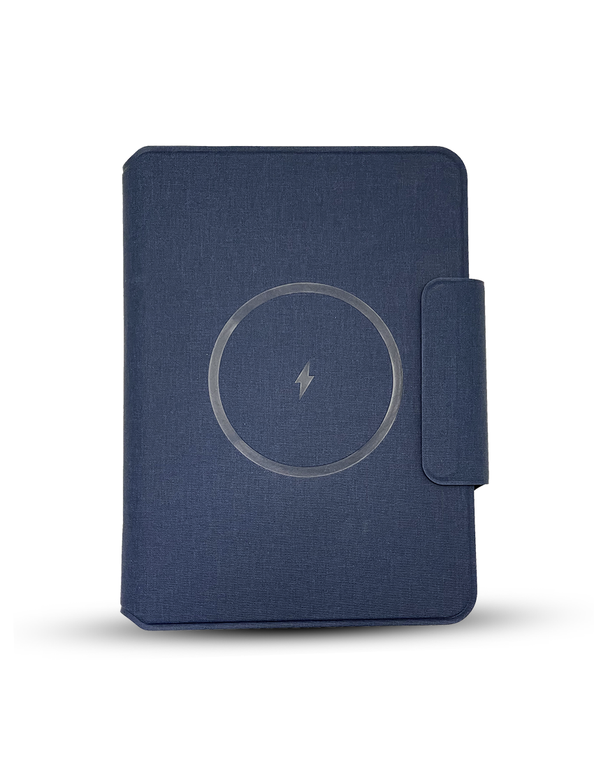 power_note_with_flap_e3171_4_1_1_1 POWER NOTE with FLAP - Wireless Charging Notebook with 5000mAh Power Bank - Image 1