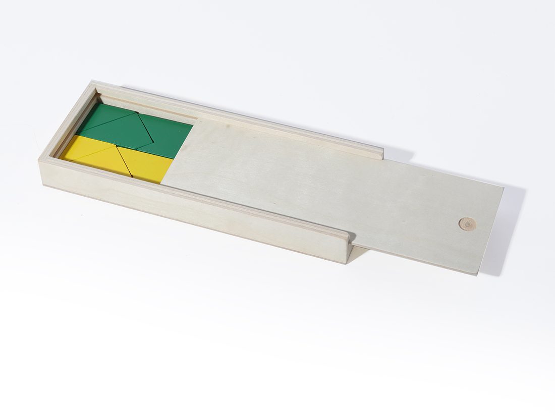 T PUZZLE - Wooden Puzzle for Creative Shape Building