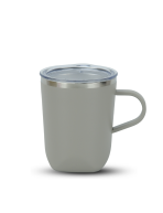 SUPREME MUG - 300ml Double Wall Stainless Steel Slim Mug with Plastic Lid - Image 2