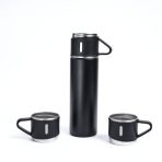 SHARING SET - 500ml Vacuum Flask with 2 Stainless Steel Cups for Hot and Cold Drinks