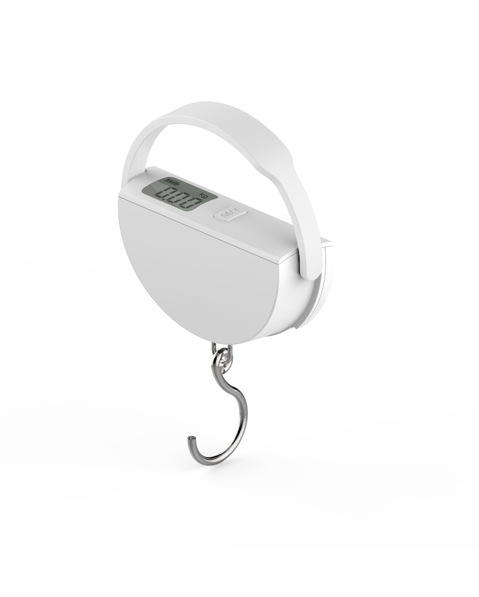 white DIGIHAND SCALE - Ergonomic Digital Luggage Scale with High Precision Sensors - Image 1