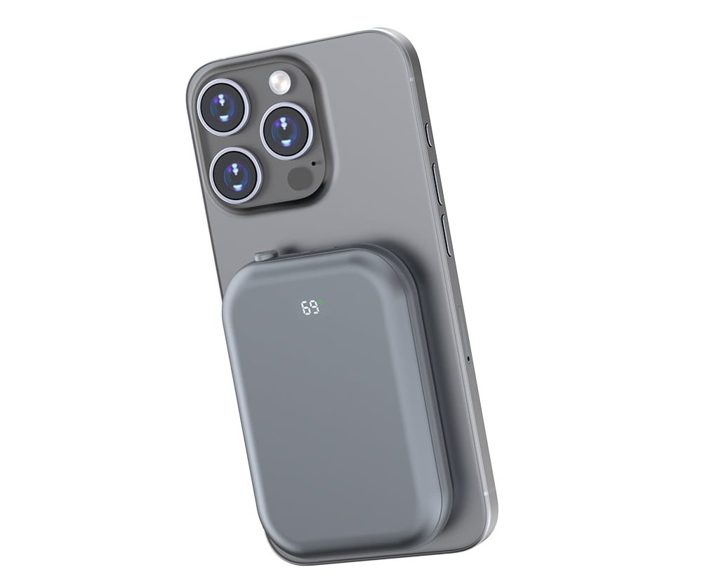 IPOWER-MAX – Ultra-Slim 10,000mAh MagSafe Power Bank with 37.5W Dual Fast Charging & Wireless Support for Earbuds & Apple Watch