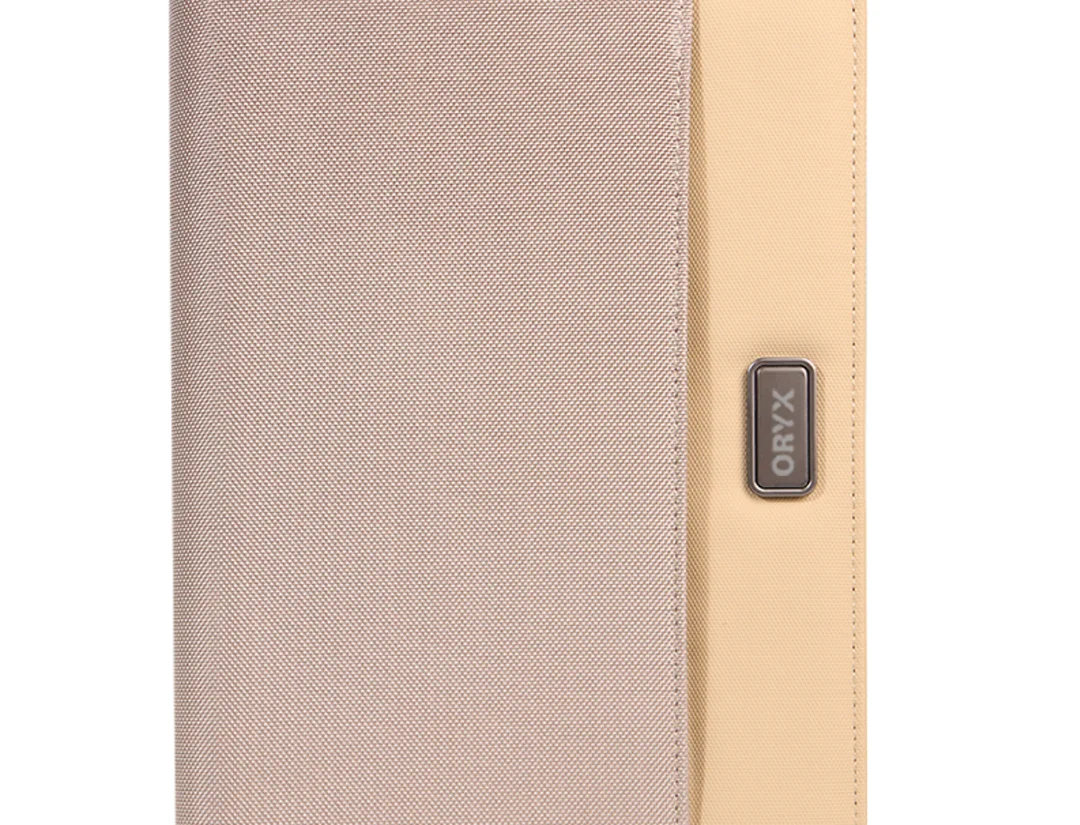 O-B5 Portfolio – Durable Premium Fabric Portfolio with Modern Metal Accent & 100-Sheet Craft Paper Notebook for Professionals