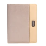 O-B5 Portfolio – Durable Premium Fabric Portfolio with Modern Metal Accent & 100-Sheet Craft Paper Notebook for Professionals