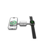 TRICHARGE – Compact 3-in-1 Wireless Charger with 18W USB-C PD Fast Charging & 15W Wireless Power