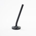DESK MAGPEN – Sleek Matte Black Aluminum Roller Pen with 0.7mm Blue Ink & Matching Stainless Steel Base - Image 3