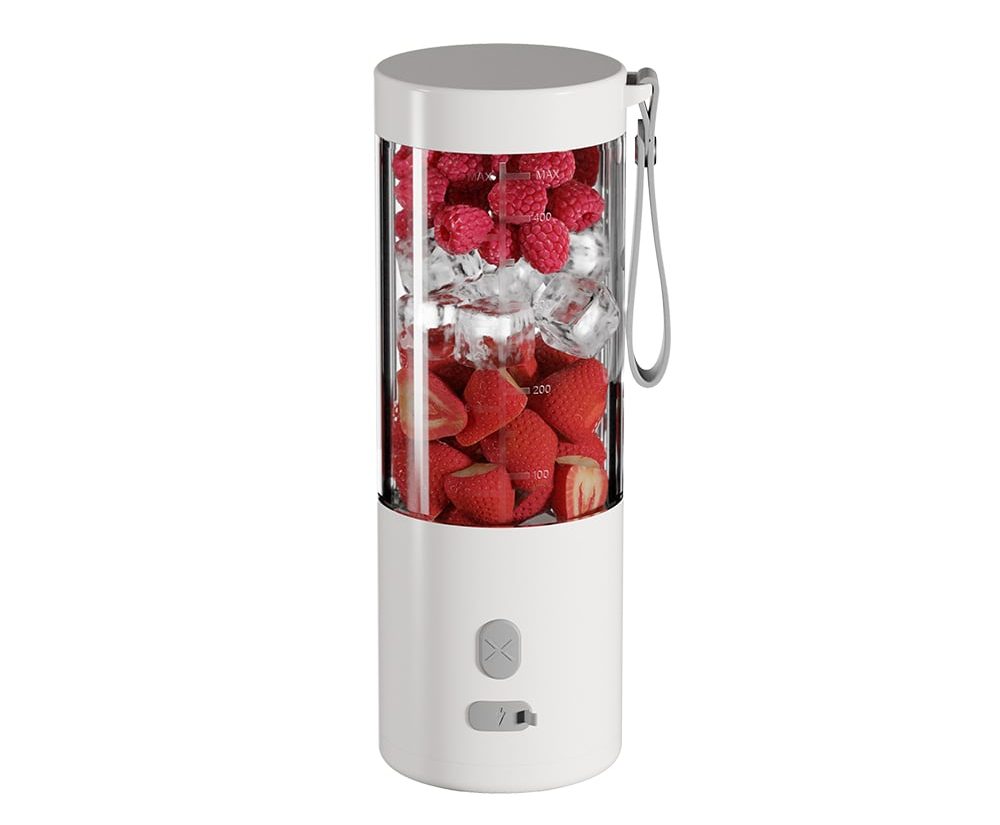 PORTABLE BLENDER – Powerful 450ML Rechargeable Mixer for Smoothies & On-the-Go Blending with Up to 18 Uses Per Charge