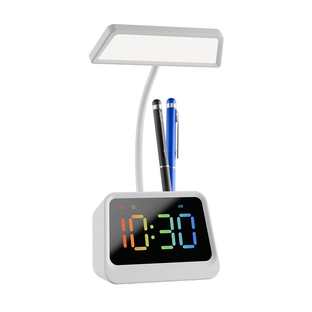 E5116-1.jpg CLAMP – Multifunctional Bluetooth Speaker with 20-Hour Playtime, TWS, FM Radio, RGB Lighting & Phone Stand - Image 1