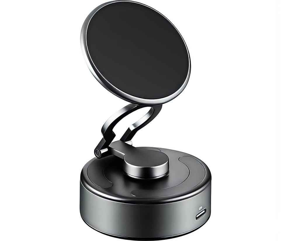 SUCTION PRO – Compact Multi-Scenario Magnetic Vacuum Holder with 360° Rotation & Triple Folding Design