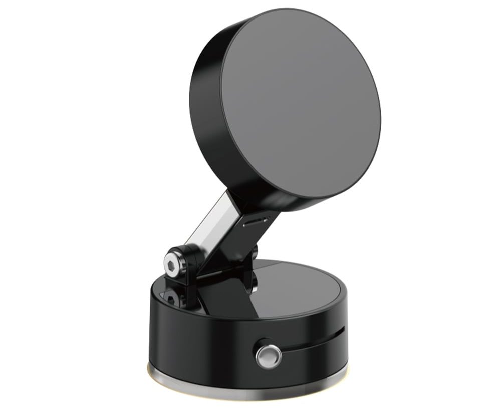 GRIPMATE – Durable ABS+PC Vacuum Adsorption Holder with N52 Rubidium Magnet & Retractable Foldable Design