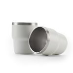 ESPRESSO STACKABLE – Stylish 80ml Double-Wall Stainless Steel Espresso Cups with Silver-Lined Lid & Premium Gift Box - Image 4