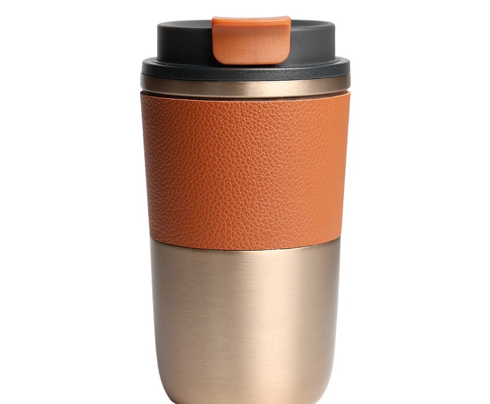 COZY TUMBLER – Stylish 420ml Stainless Steel Double-Wall Mug for Hot & Cold Drinks with Lasting Insulation