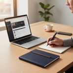 BUSINESS SET – Premium 5-Piece Professional Gift Set with PU Notebook, Metal Pen, Card Holder & Keychain in Elegant Box - Image 15