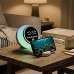 LUNA – Multifunctional Bluetooth Speaker with JL 5.3 Chip, RGB Ambient Light, Alarm Clock & Phone Stand - Image 11