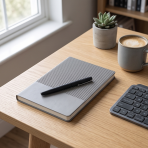 A5 AGENDA – Stylish PU Leather Notebook with 100 High-Quality Sheets for Meetings, Journaling & Everyday Use - Image 10