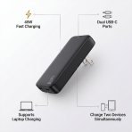 SLIM TRAVI SET – Ultra-Compact Dual USB-C Fast Charger with 45W Power & PPS Support in Travel Pouch - Image 15