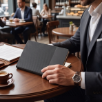 A5 AGENDA – Stylish PU Leather Notebook with 100 High-Quality Sheets for Meetings, Journaling & Everyday Use - Image 12