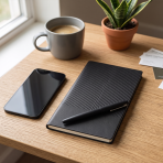 A6 AGENDA – Compact PU Leather Notebook with 120 High-Quality Sheets for Notes, Writing & Journaling - Image 2